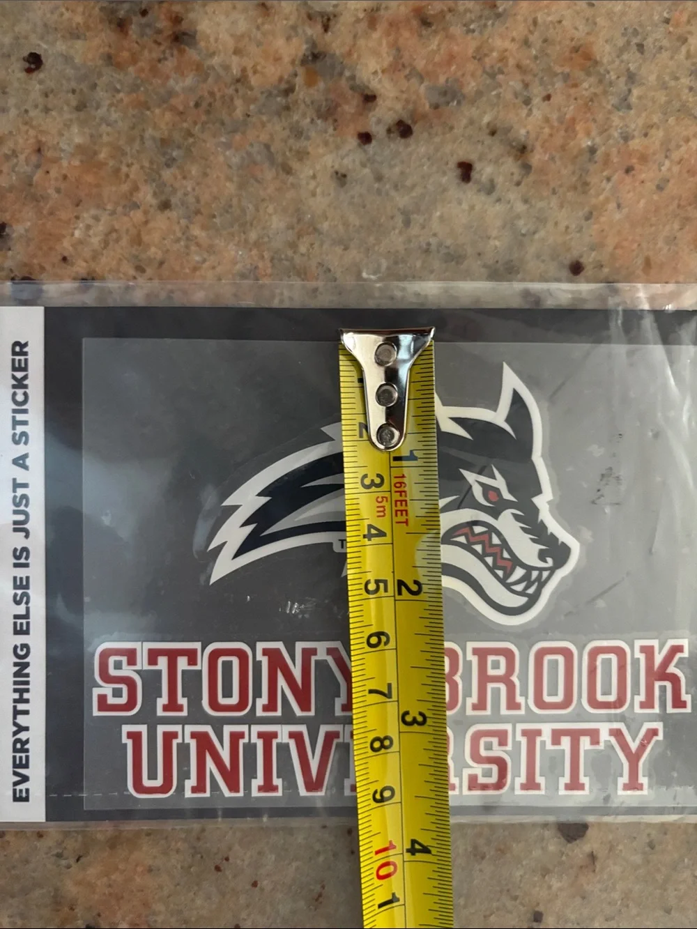 SBU Stony Brook University Wolfie Seawolf Sticker Car Decal